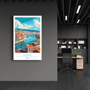 Bilbao Spain 1-Travel Posters | Glass Wall Art - Artdesigna