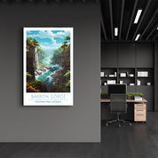 Barron Gorge-National Park Australia-Travel Posters | Glass Wall Art - Artdesigna