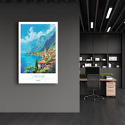 Limone Italy-Travel Posters | Glass Wall Art - Artdesigna