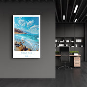 Dead Sea Isreal-Travel Posters | Glass Wall Art - Artdesigna