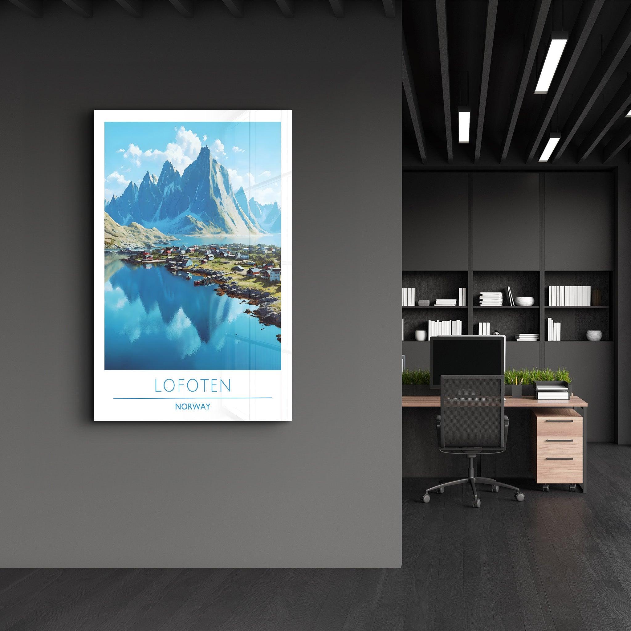 Lofoten Norway-Travel Posters | Glass Wall Art - Artdesigna