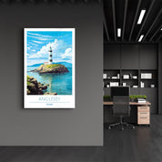 Anglesey Wales-Travel Posters | Glass Wall Art - Artdesigna