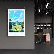 Greenwich Park-London England-Travel Posters | Glass Wall Art - Artdesigna