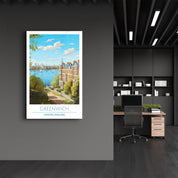 Greenwich-London England-Travel Posters | Glass Wall Art - Artdesigna