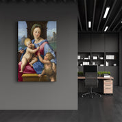 Raphael's The Garvagh Madonna (1509–1510) | Glass Wall Art - Artdesigna