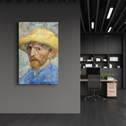 Vincent van Gogh's Self-Portrait (1887) | Glass Wall Art - Artdesigna