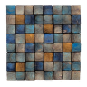 ・"Smoked Blue Wall Sculpture"・Premium Wood Handmade Wall Sculpture - ArtDesigna Glass Printing Wall Art