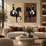 The Equestrian 2 | Glass Wall Art