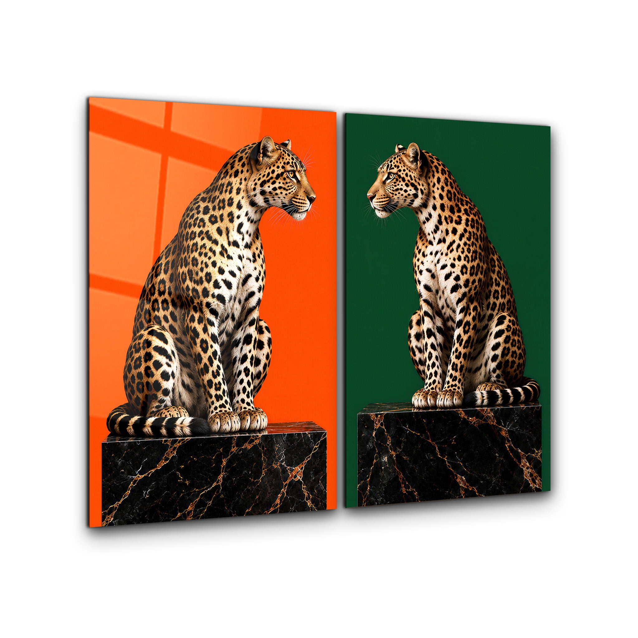 Wild Elegance 3 | Glass Wall Art