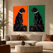 Wild Elegance 4 | Glass Wall Art