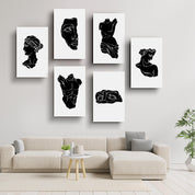 ."Statue Gallery". Contemporary Gallery Collection Glass Wall Art - ArtDesigna Glass Printing Wall Art