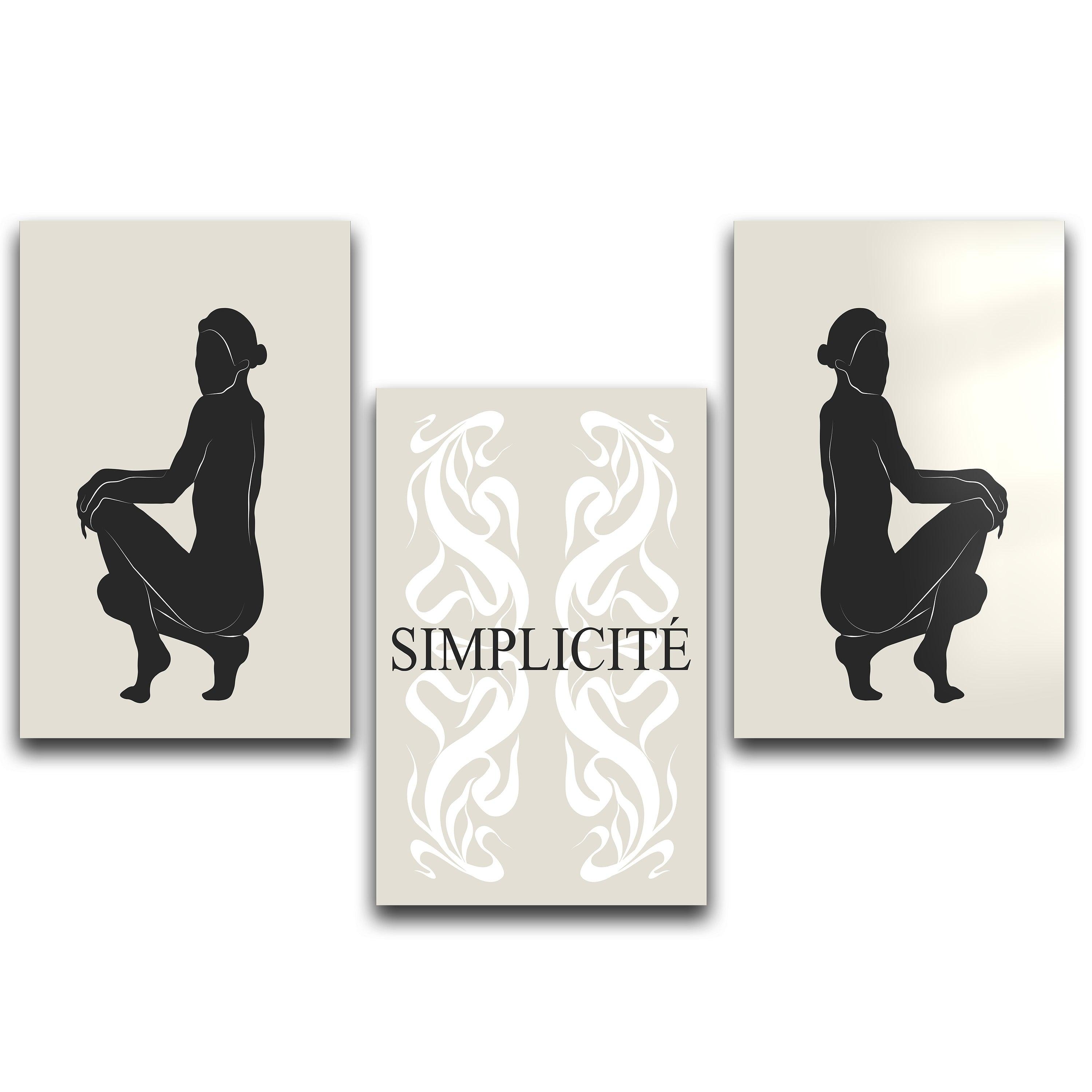 ."Simplicite". Contemporary Gallery Collection Glass Wall Art - ArtDesigna Glass Printing Wall Art