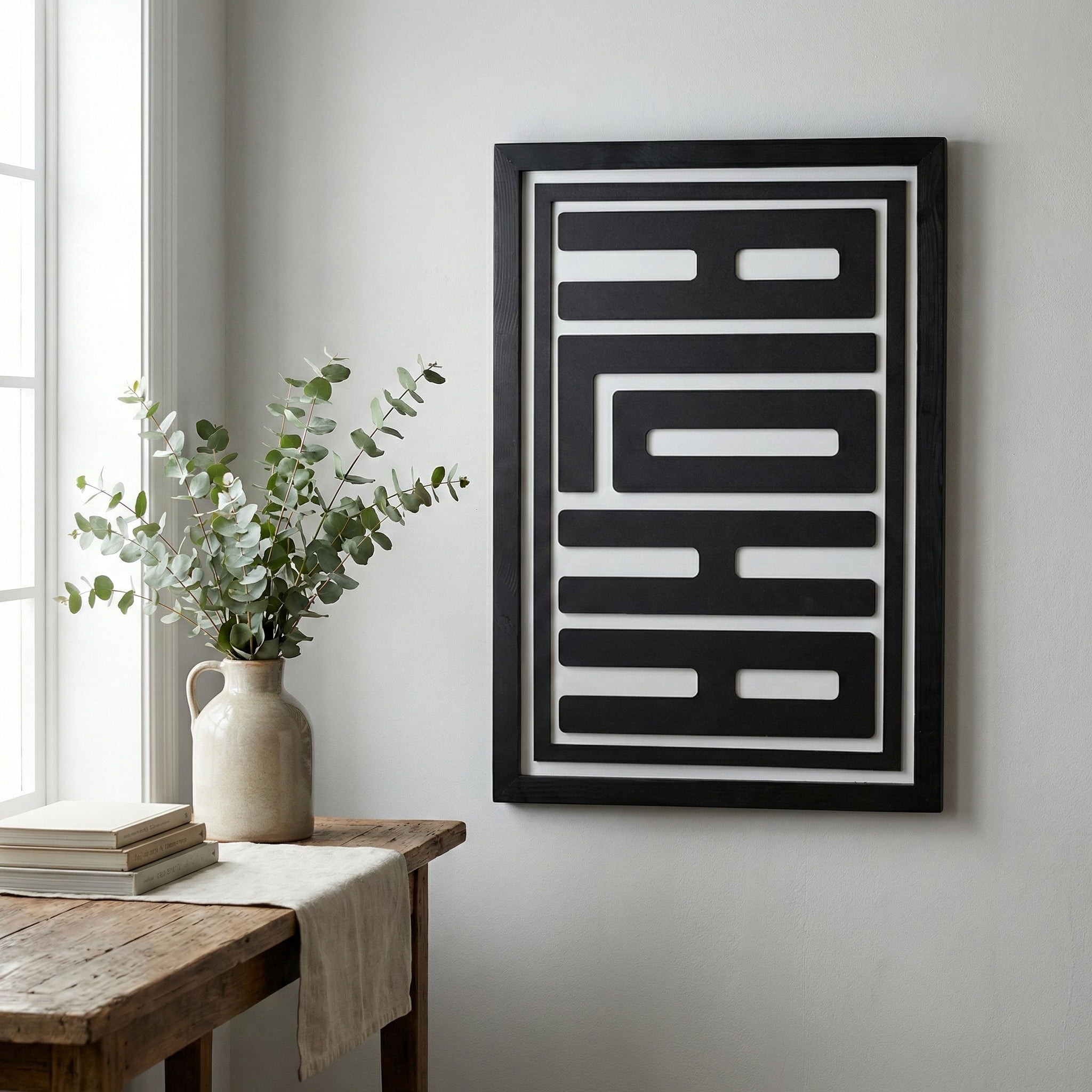 ALOHA – Modern Wooden Typography Wall Art – Artdesigna