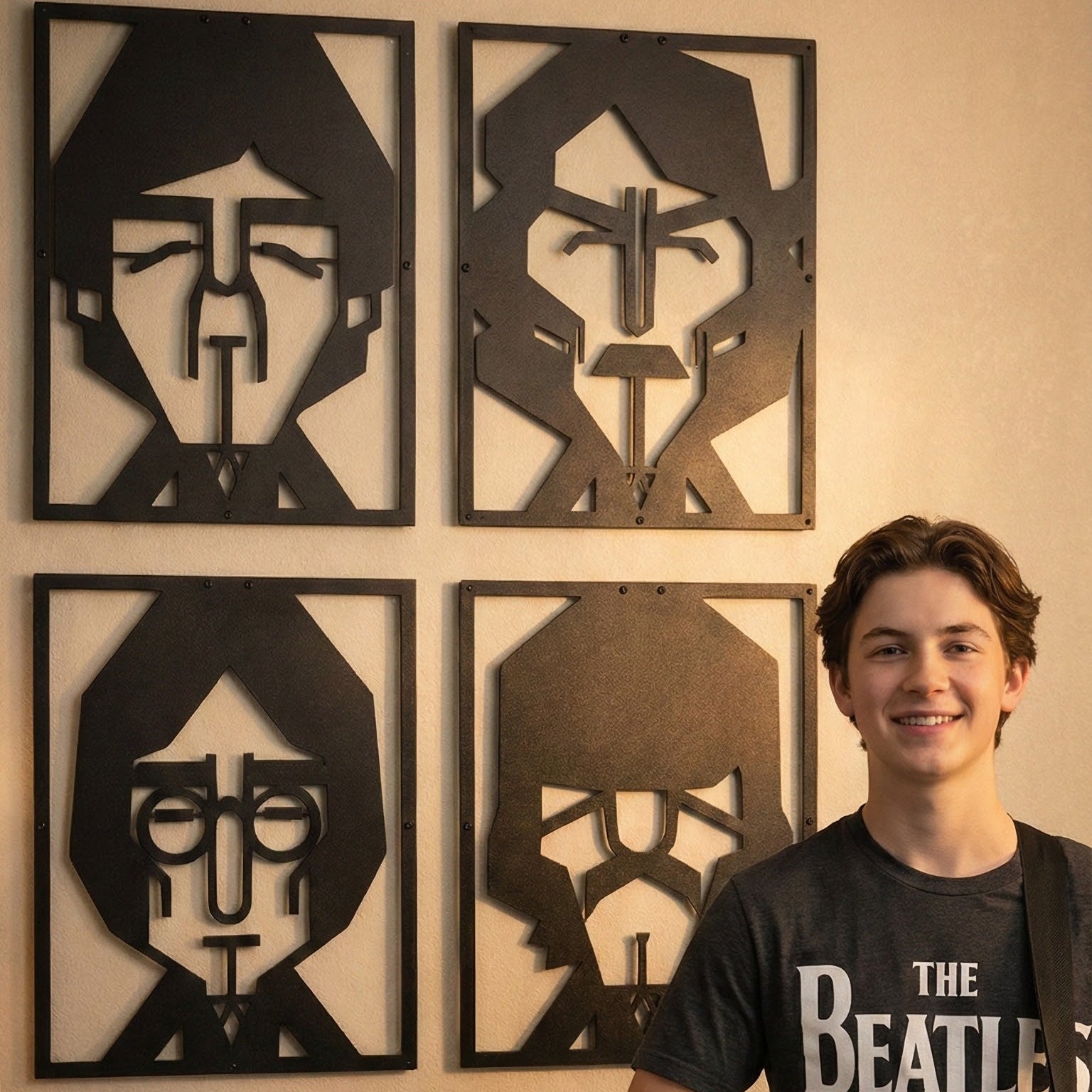 ・"The Beatles"・Premium Metal Wall Art - Limited Edition