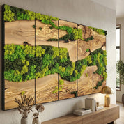 Unexplored Moss Forest | Premium Handmade Wall Sculptures
