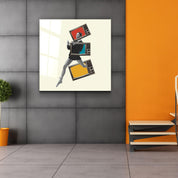 ."A little Hurry". Contemporary Collection Glass Wall Art - ArtDesigna Glass Printing Wall Art