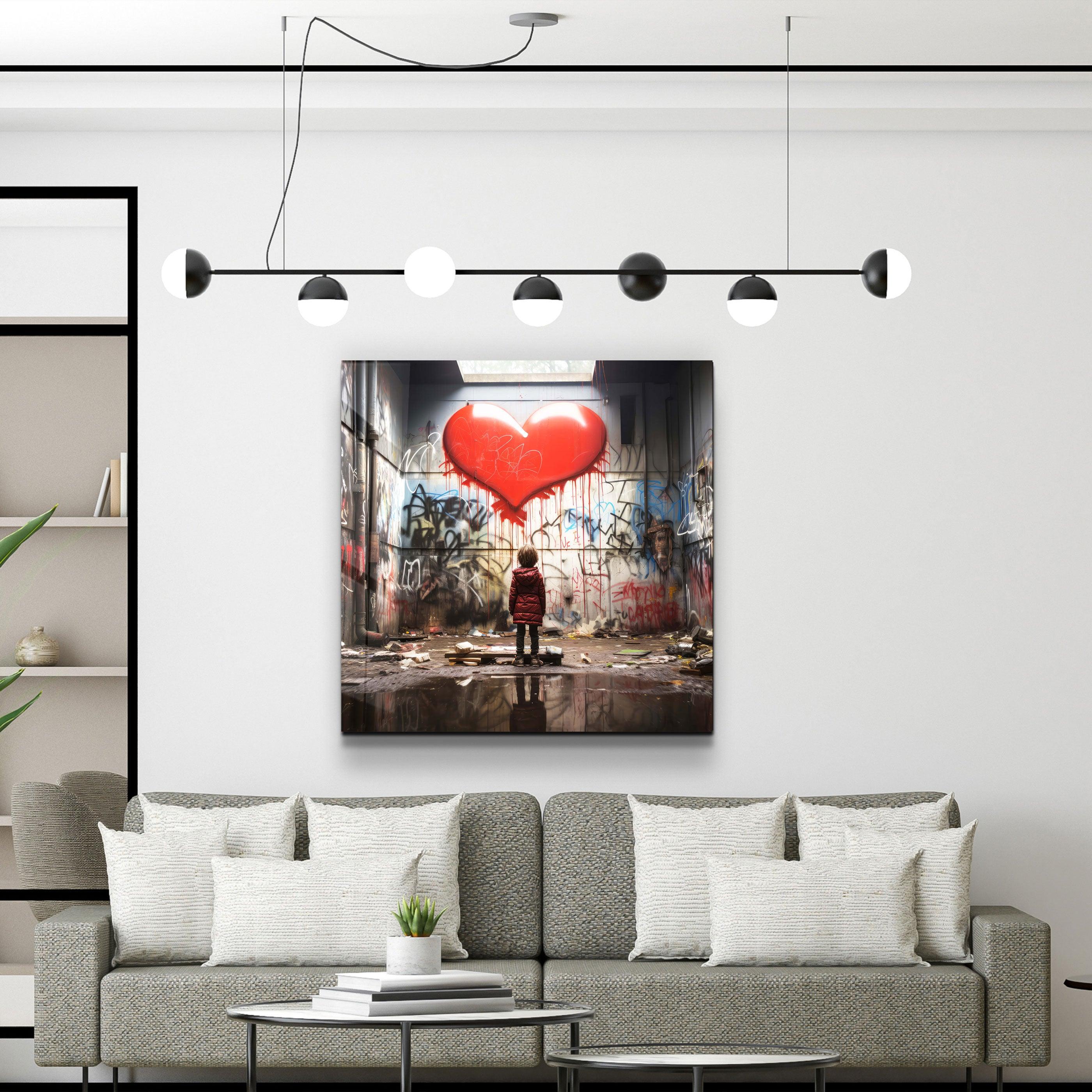 ."Love Me". Designers Collection Glass Wall Art - ArtDesigna Glass Printing Wall Art