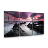 The Fog Trio | Glass Wall Art