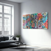 ・"Jazz - Trio"・Glass Wall Art - ArtDesigna Glass Printing Wall Art