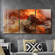 ・"Lava - Trio"・Glass Wall Art - ArtDesigna Glass Printing Wall Art