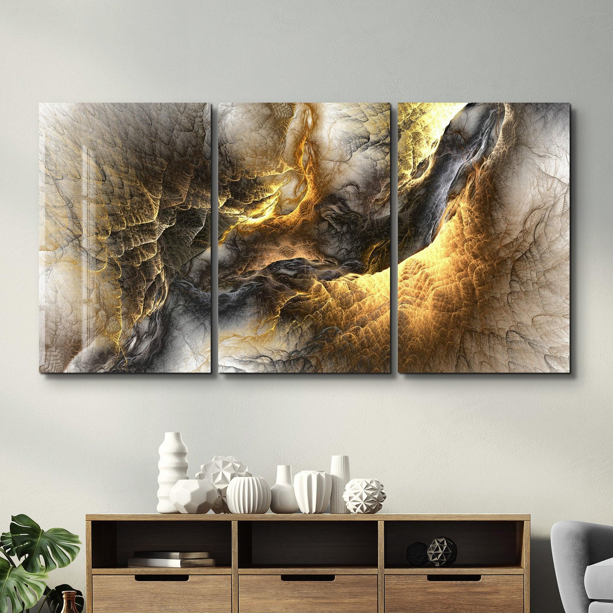 ・"Monster Awakening - Trio"・Glass Wall Art - ArtDesigna Glass Printing Wall Art