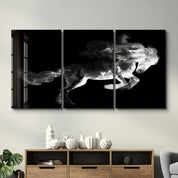 ・"Ghost Horse - Trio"・Glass Wall Art - ArtDesigna Glass Printing Wall Art