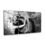 Dancing with Smoke Trio | Glass Wall Art