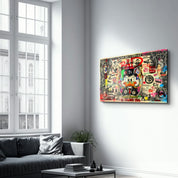 Trust no one by Mr. Pablo Costa | Glass Wall Art