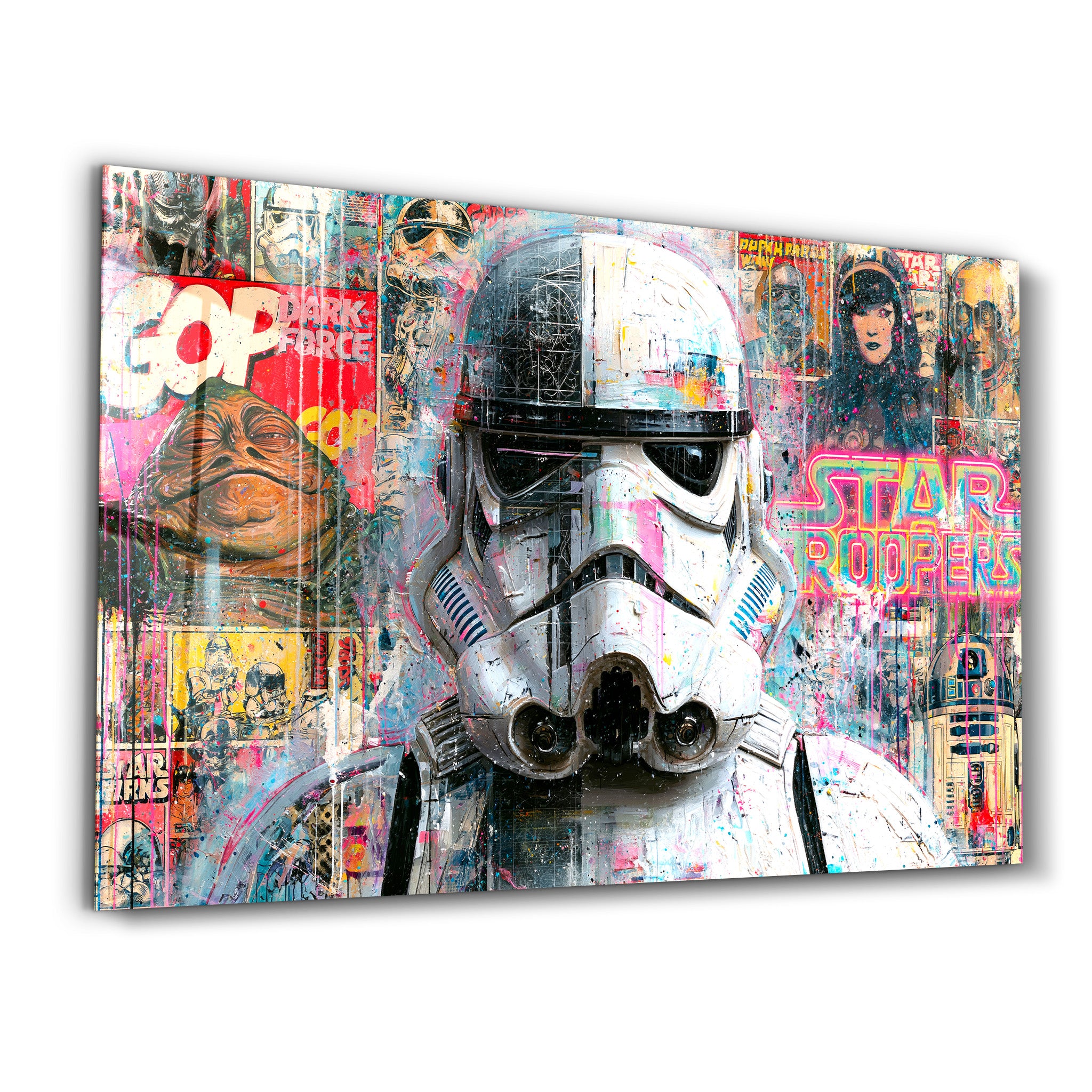 Trooper by Mr. Pablo Costa | Glass Wall Art