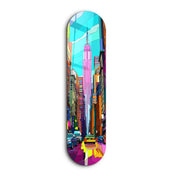 New York | Glass Wall Art - Artdesigna