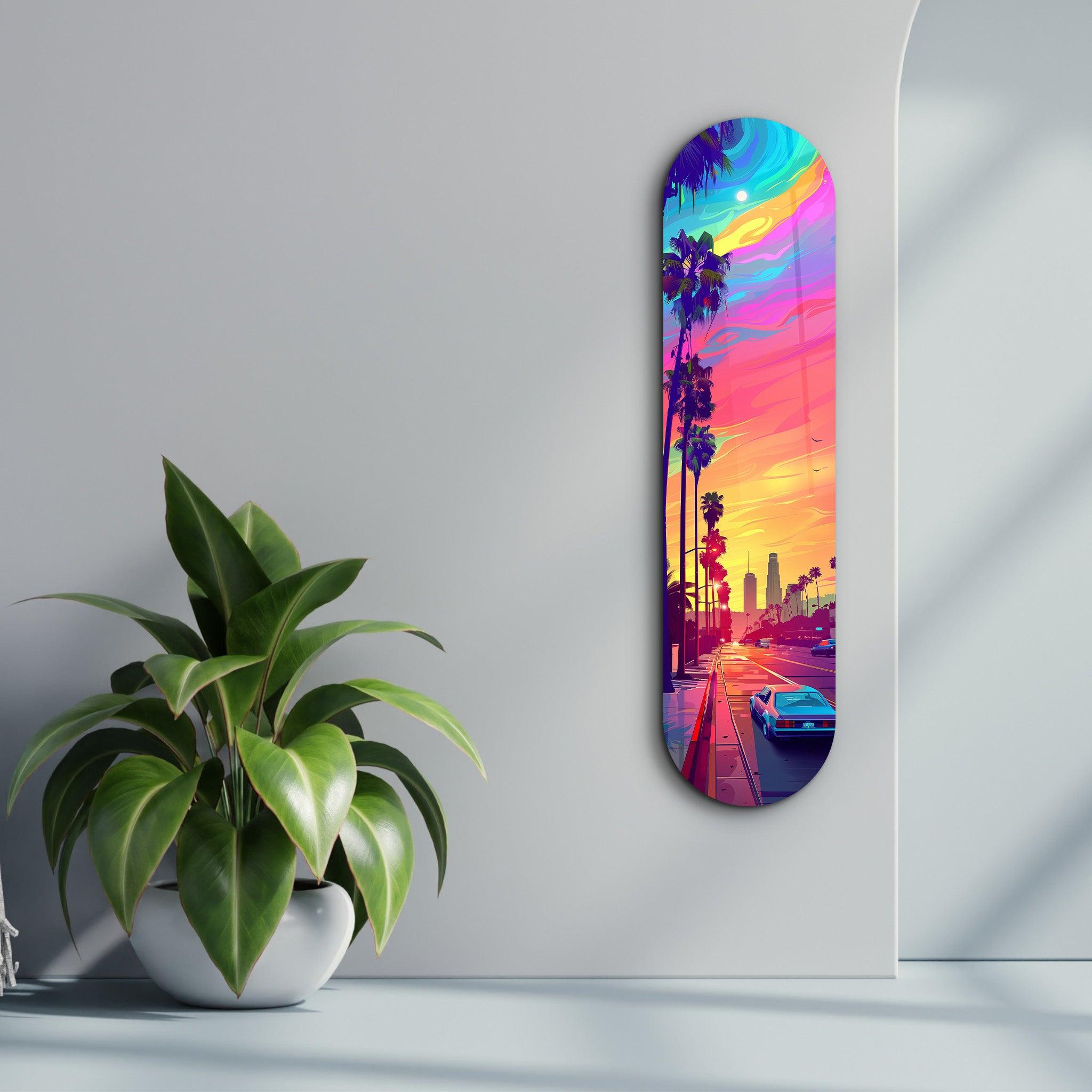 California | Glass Wall Art - Artdesigna