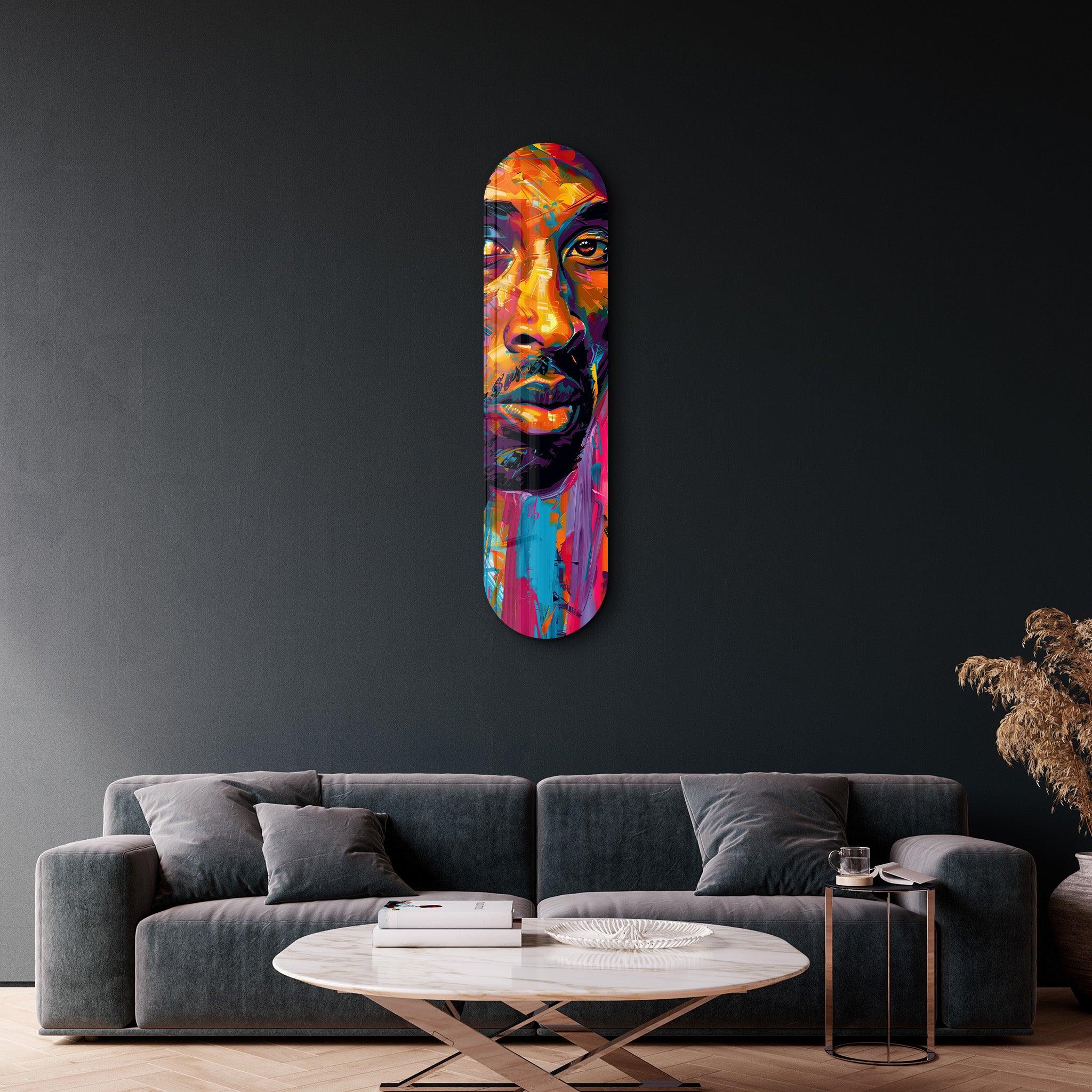 Kobe B | Glass Wall Art - Artdesigna