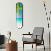 Heaven Beach | Glass Wall Art - Artdesigna