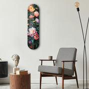 Flowers Painting V4 | Glass Wall Art - Artdesigna