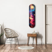 Colorful Space V4 | Glass Wall Art - Artdesigna