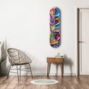 Colorful Sneakers | Glass Wall Art - Artdesigna