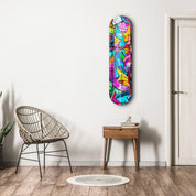 Graffiti Abstract | Glass Wall Art - Artdesigna