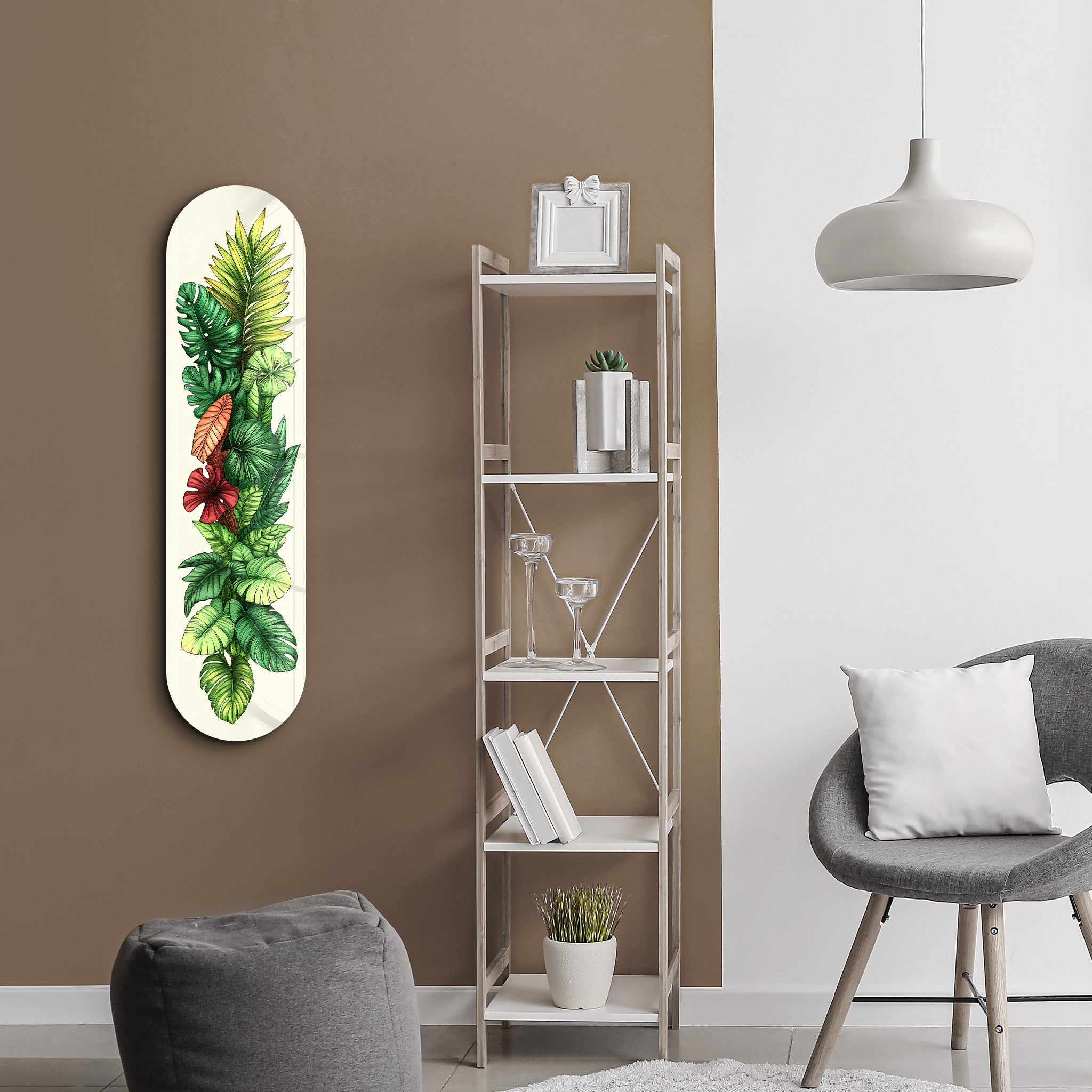 Tropical Dream 2 | Glass Wall Art - Artdesigna