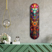 Bohemian Flower Dream V1 | Glass Wall Art - Artdesigna