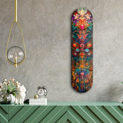 Bohemian Flower Dream V4 | Glass Wall Art - Artdesigna