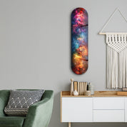 Colorful Space V1 | Glass Wall Art - Artdesigna