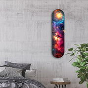 Colorful Space V4 | Glass Wall Art - Artdesigna