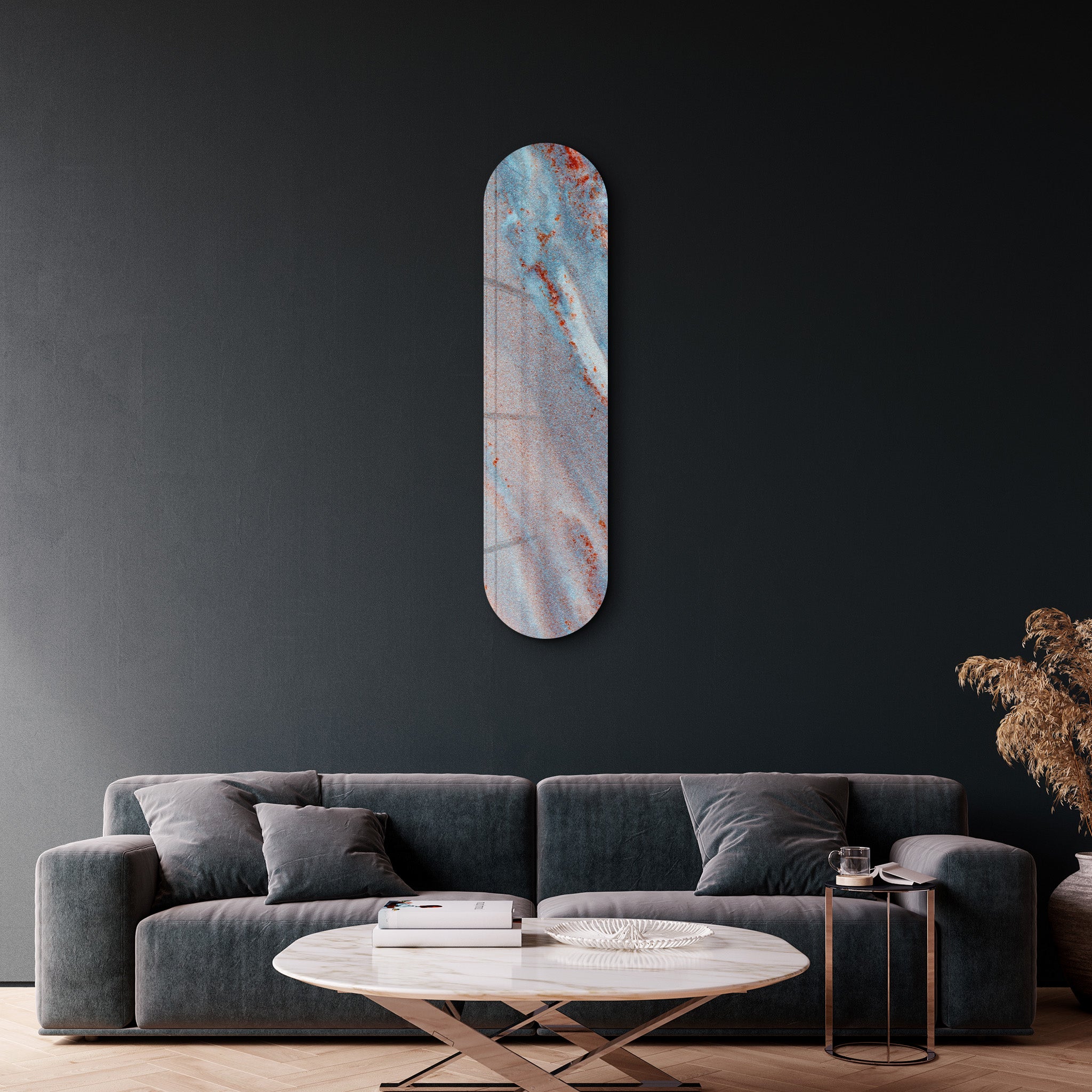 Arctic Rust 3 | Glass Wall Art