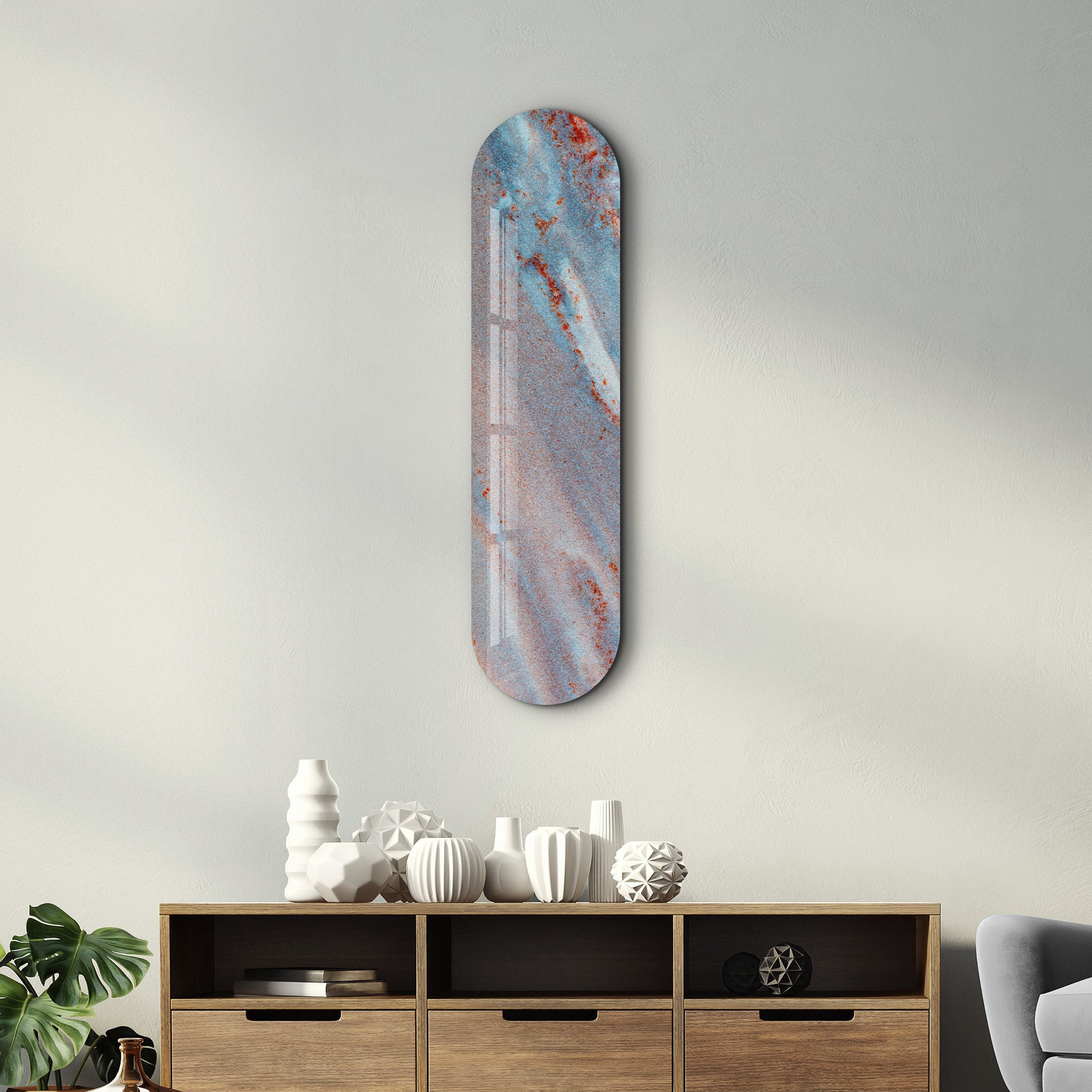 Arctic Rust 3 | Glass Wall Art