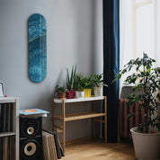 Azure Depths 4 | Glass Wall Art