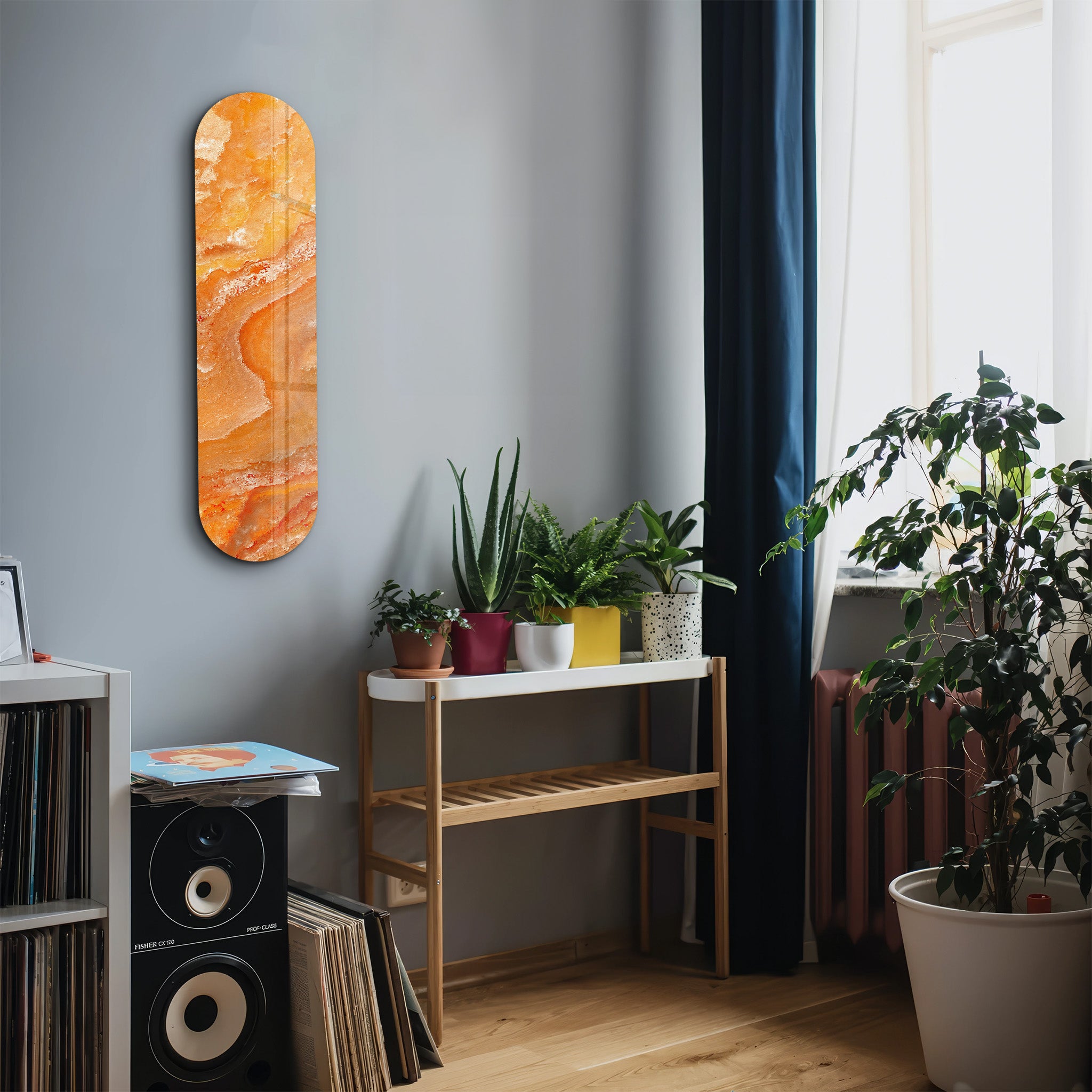 Amber Onyx 3 | Glass Wall Art