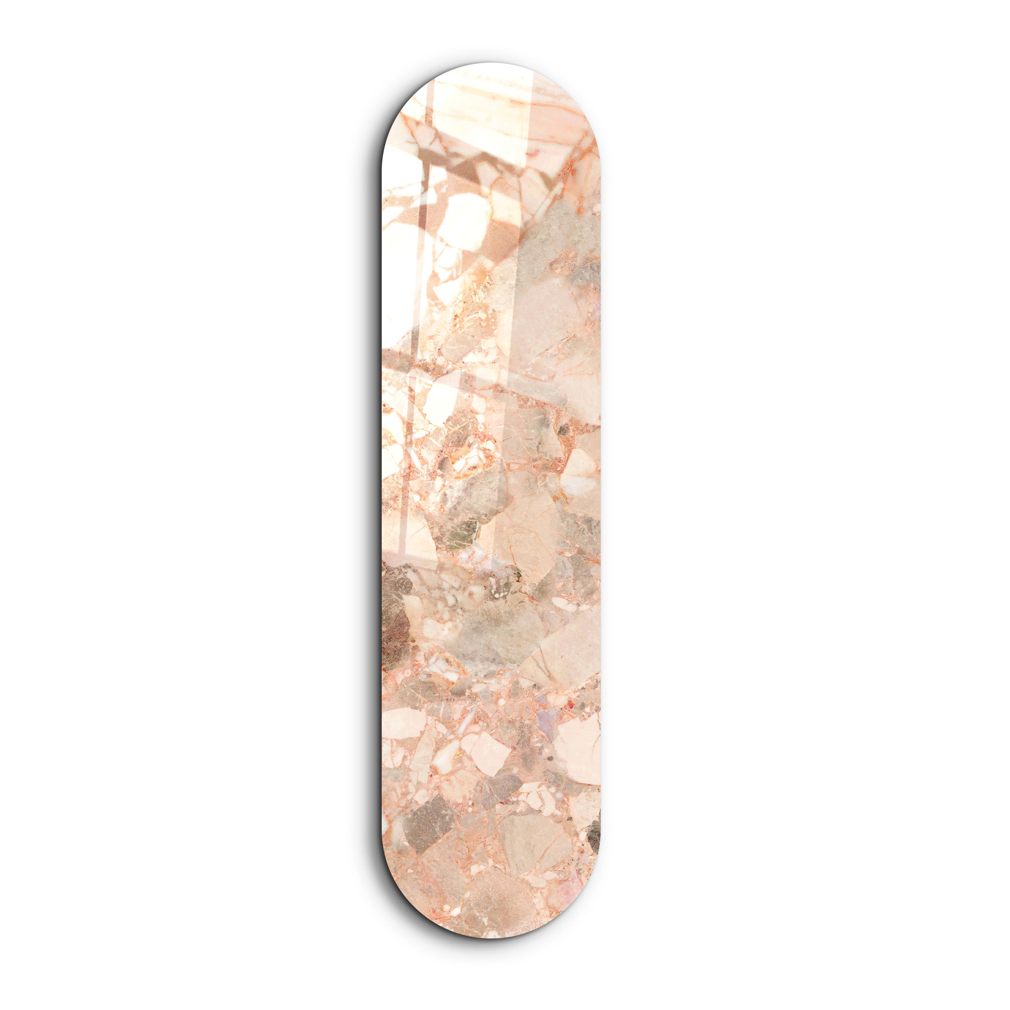 Rose Terrazzo 4 | Glass Wall Art
