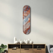 Azure Rust 1 | Glass Wall Art