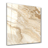 Ivory Onyx Square Art | Glass Wall Art