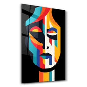 ・"The Face - Bauhaus"・Designer's Collection Glass Wall Art - ArtDesigna Glass Printing Wall Art